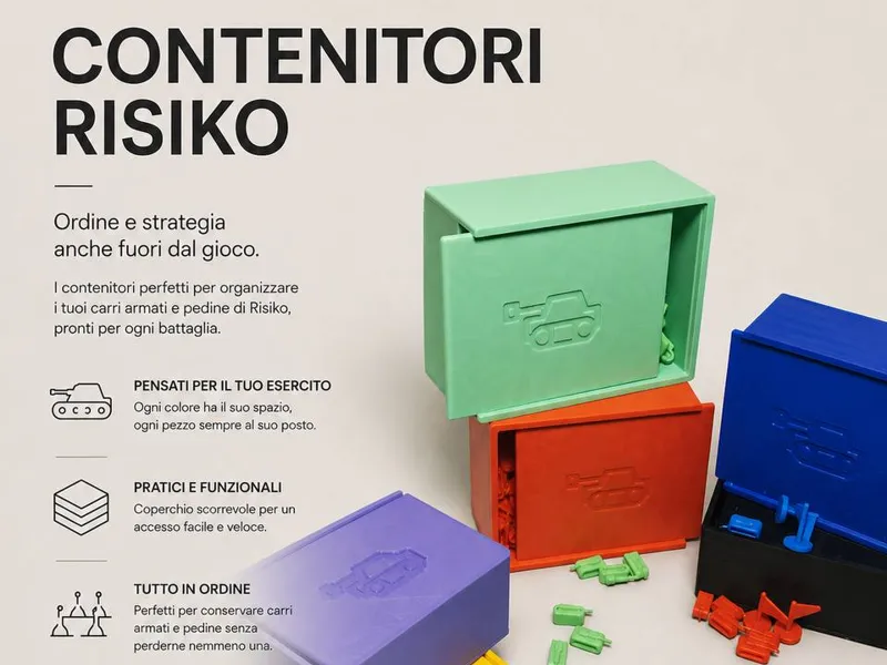 Contenitore Parametrico con Coperchio Scorrevole
