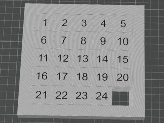 Slidingpuzzle 5x5