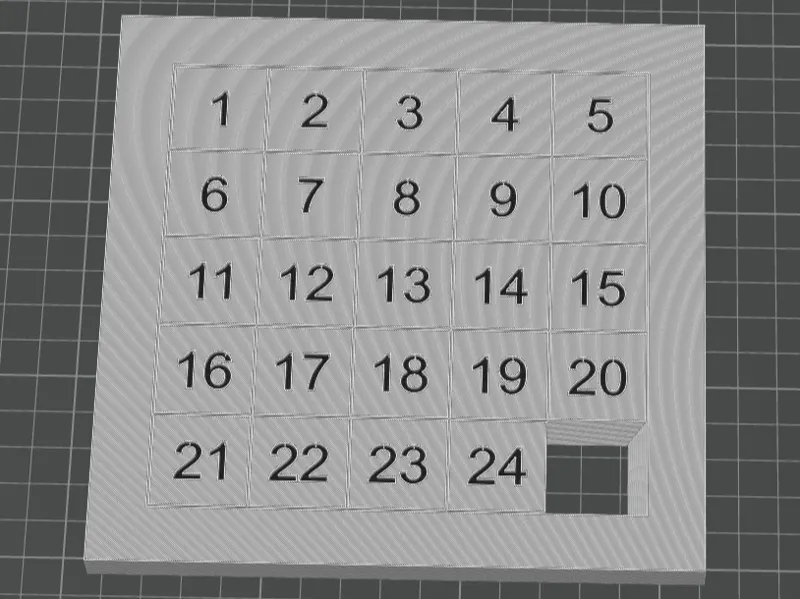 Slidingpuzzle 5x5