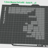 7.2mm Beams - Solid PCB - Both Methods