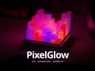 PixelGlow | Parametric • Customizable • Smart Lamp