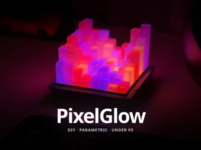 PixelGlow | Parametric • Customizable • Smart Lamp