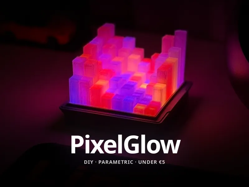 PixelGlow | Parametric • Customizable • Smart Lamp