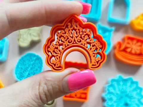 Accesorio de taller: Kokoshnik cutter polymer clay — referencia de MakerWorld