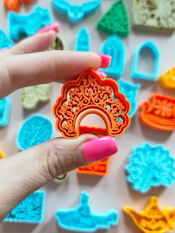 Accesorio de taller: Kokoshnik cutter polymer clay — vista de referencia 2