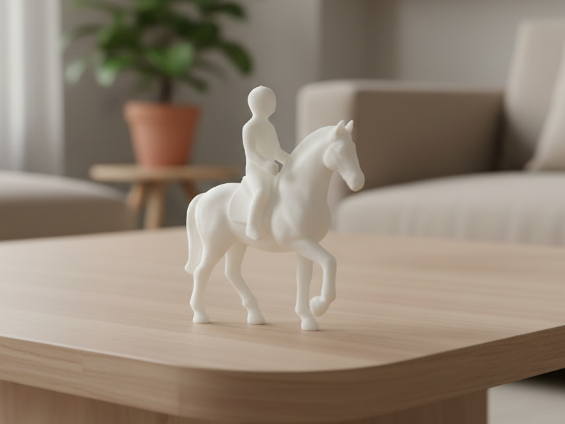 Spirito Libero – Scultura Uomo a Cavallo