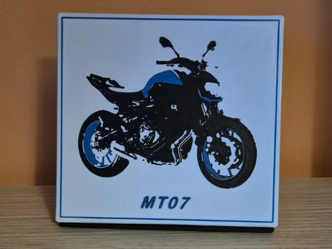 MT07 plaque et support DECO