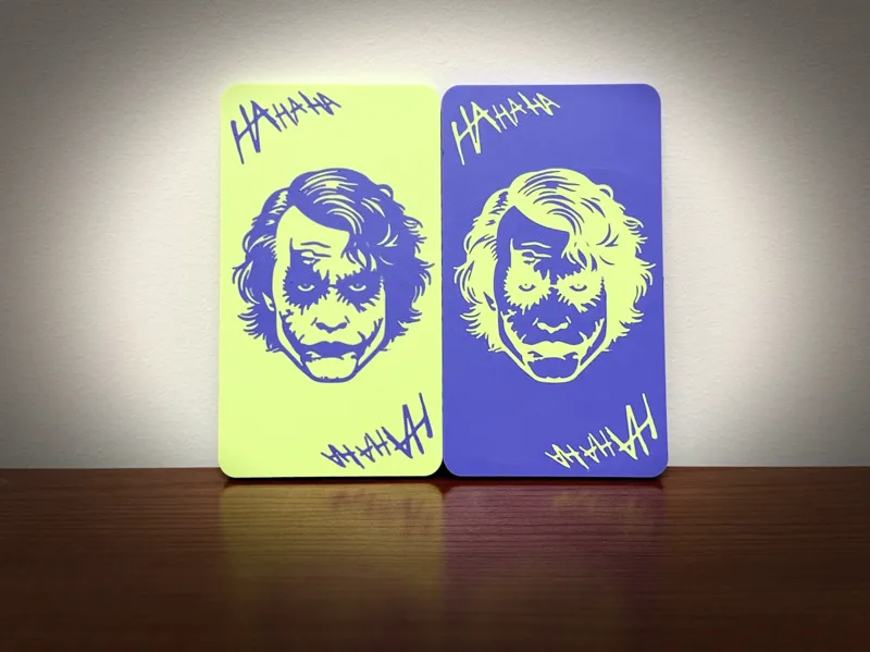 The Joker Card-Style Wall Art