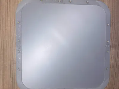 Backplate holder for 16mm x 18cm wooden shelf board
