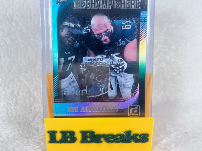Customizable Football card display stands