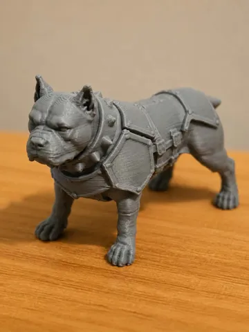 Figura decorativa: Boris - Armored War Dog Miniature — vista de referencia 2