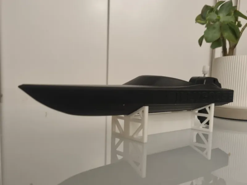 Display Stand for Silly Goose Speed Boat