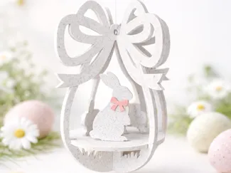 Easter Egg Ornament Kit Card