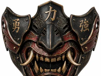Maschera cinese Oni