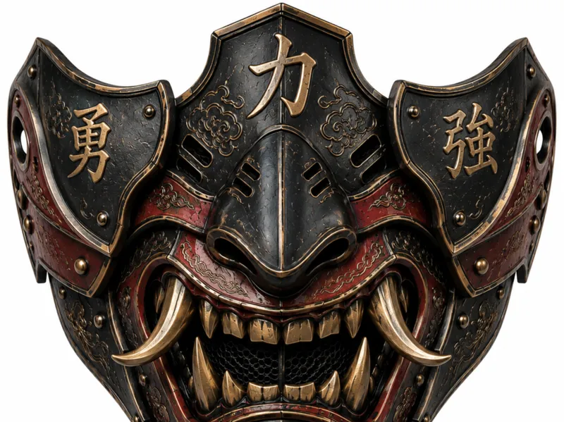 Maschera cinese Oni