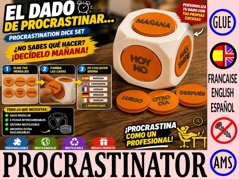 DADO DE PROCRASTINAR