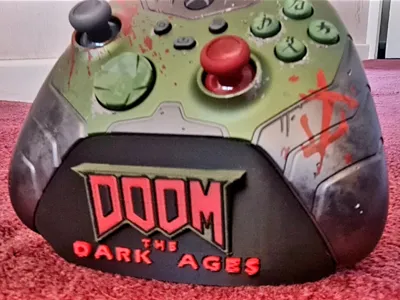 Xbox Doom Controller Stand With Saw