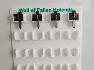 Wall of Fallen Hotends