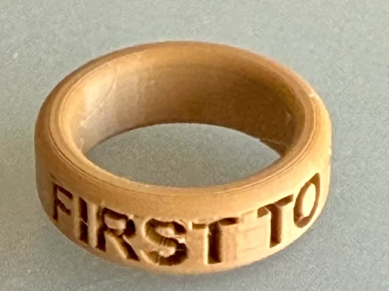 FTF Prize Ring - Debossed or Embossed version