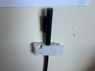 Print in place cable clip