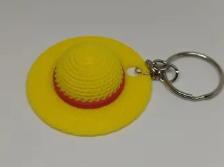 Cappello di paglia di Luffy versione portachiavi