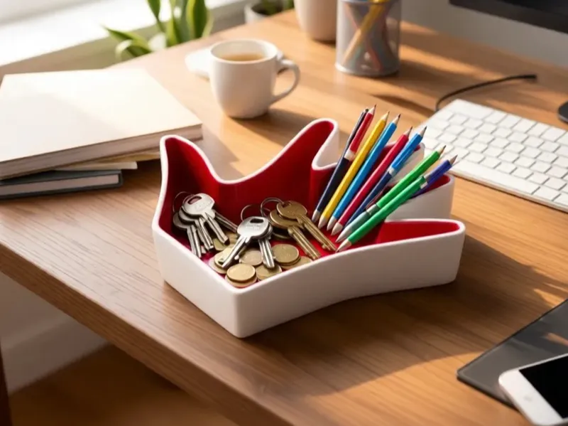 hand-shaped tray