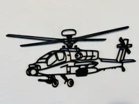 Décoration murale hélicoptère Apache AH-64 — photo 1