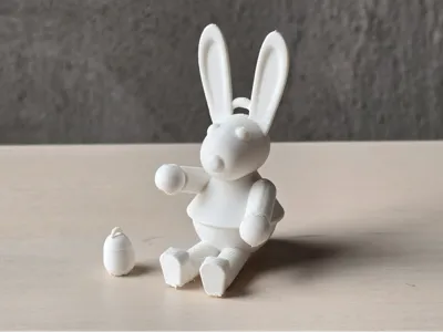 Bunny with an egg