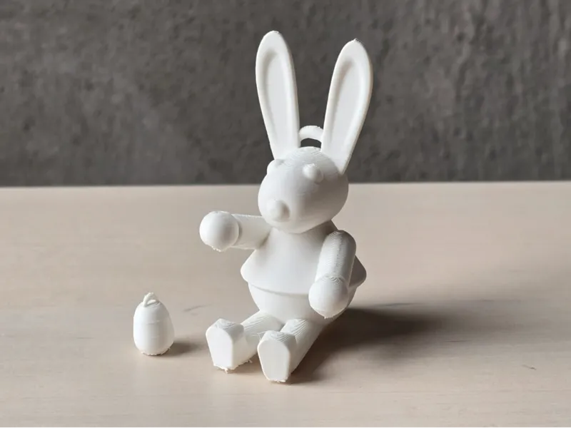 Bunny with an egg