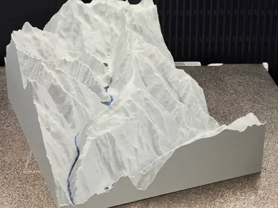 Yubeng Ice Lake Terrain Model