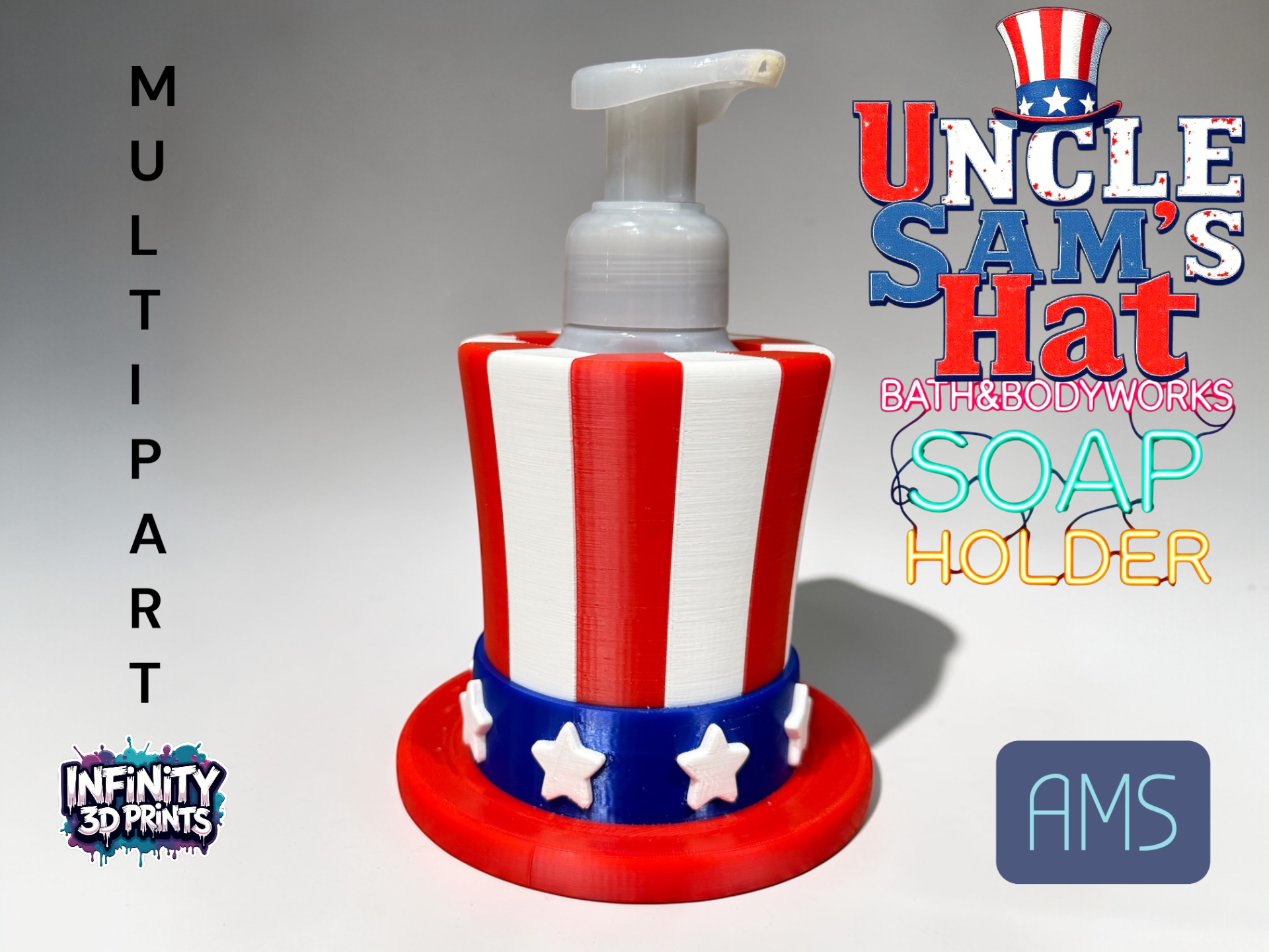 MULTIPART/AMS-UNCLE SAMS HAT -BBW SOAP HOLDER 