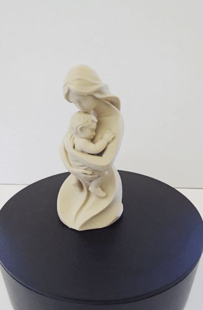 Mother and Son Statue