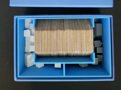 Small Fjords board game organizer