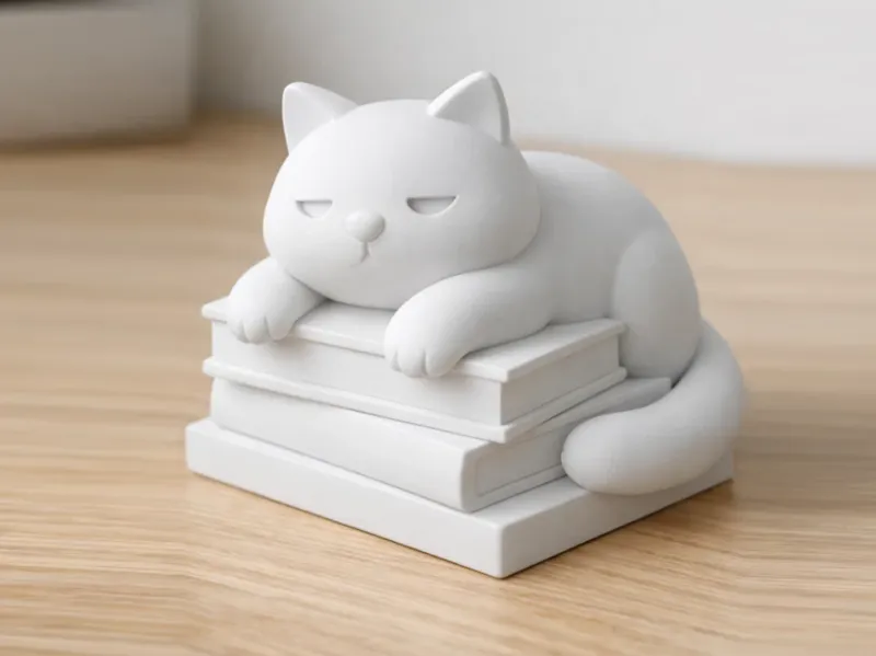 爬在书上的猫