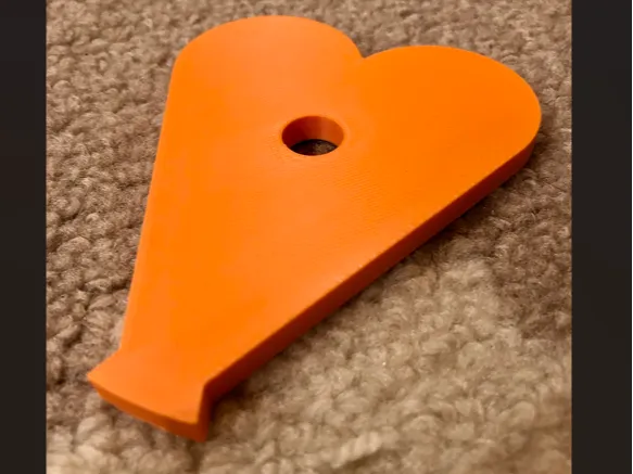 Battlebot Jackpot Heartbreaker Spinner Design (5")