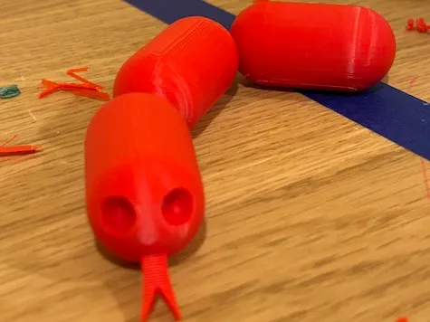 articulated sausage snake