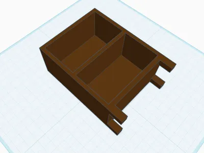 2 shelf bookshelf for Tiny Secret Book Cache