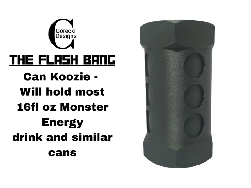 The Flash Bang Can Koozie