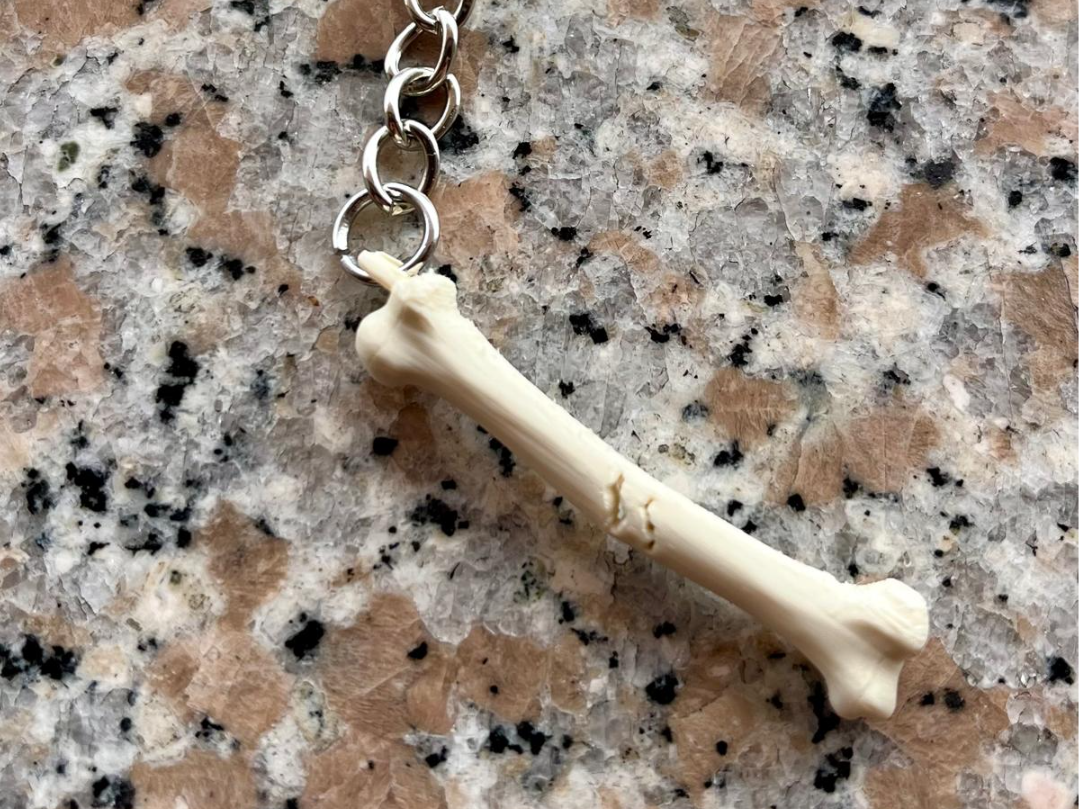 Broken Bone Keychain