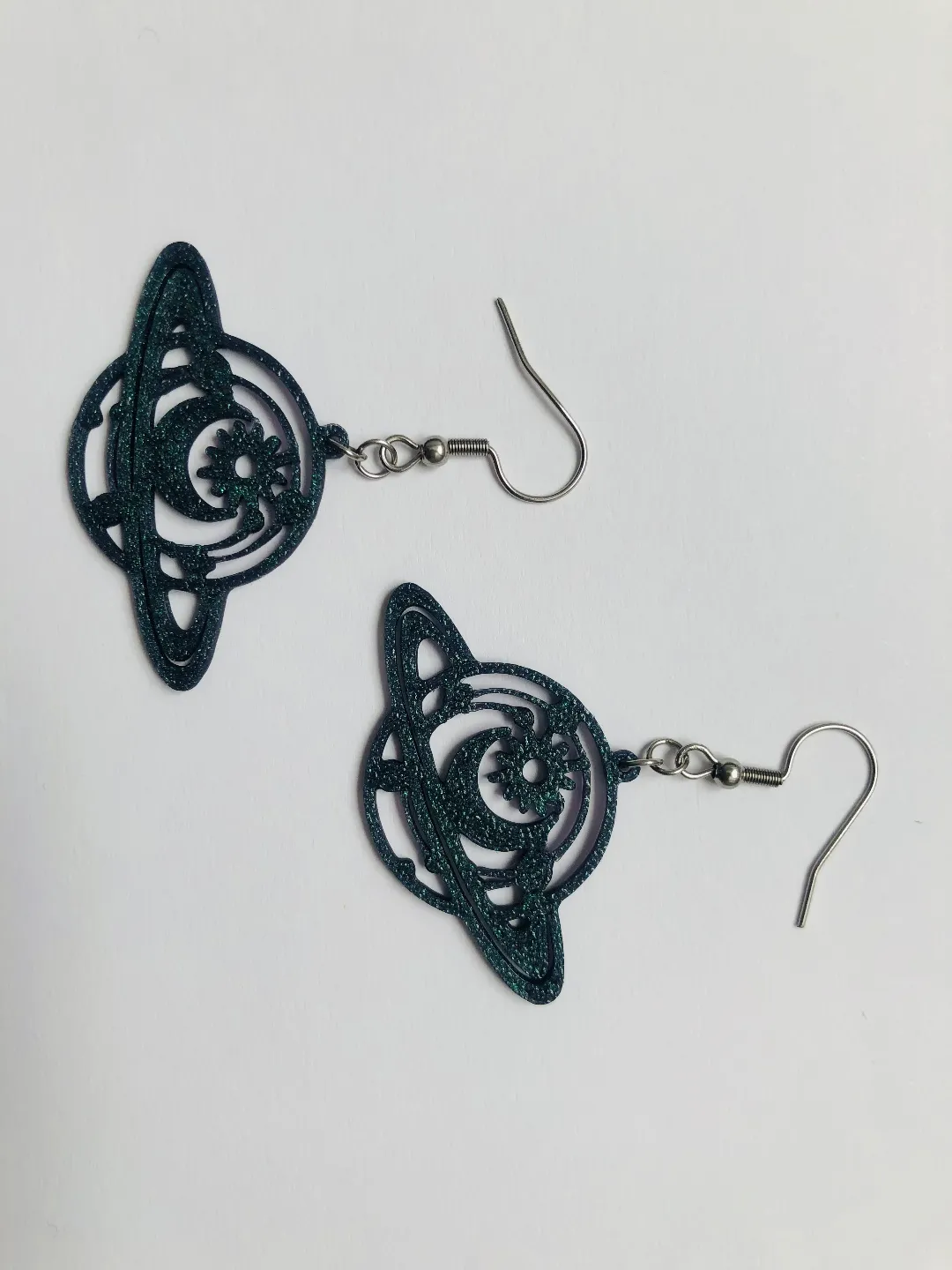 Planets earrings no AMS 0.4 mm nozzle view 2
