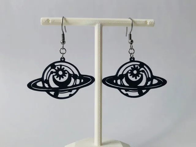 Planets earrings no AMS 0.4 mm nozzle