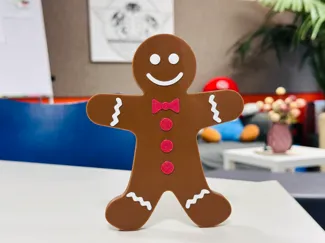 Merci Lebkuchenmann Schokoladenhalter