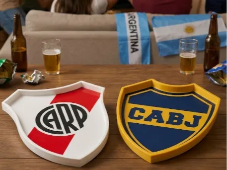 Bandejas River Boca Picada Futbol 3D Argentina LFP