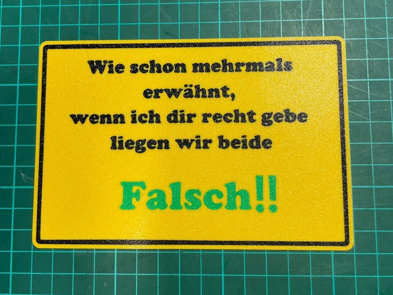 liegen wir beide Falsch