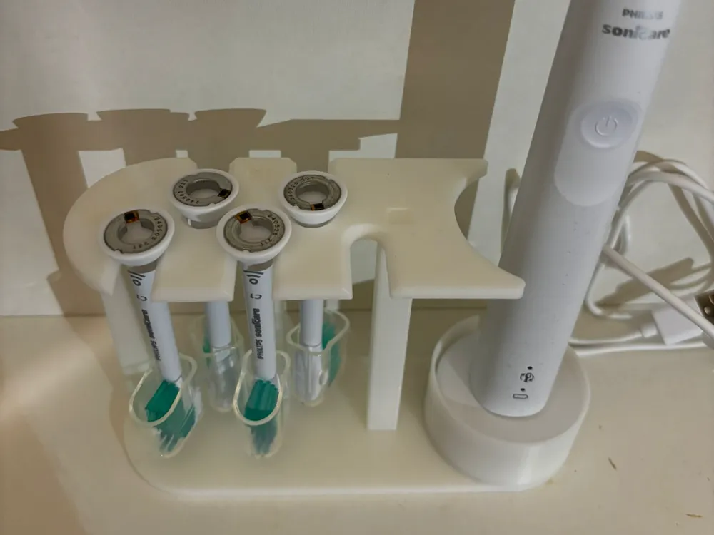Philips sonicare 3100 stand with toothbrush holder by Rucis - MakerWorld