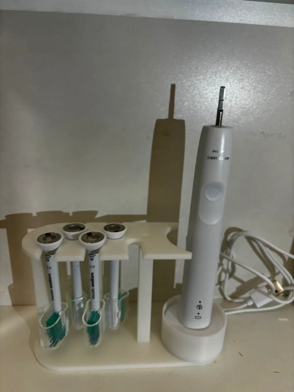 Philips sonicare 3100 stand with toothbrush holder by Rucis - MakerWorld