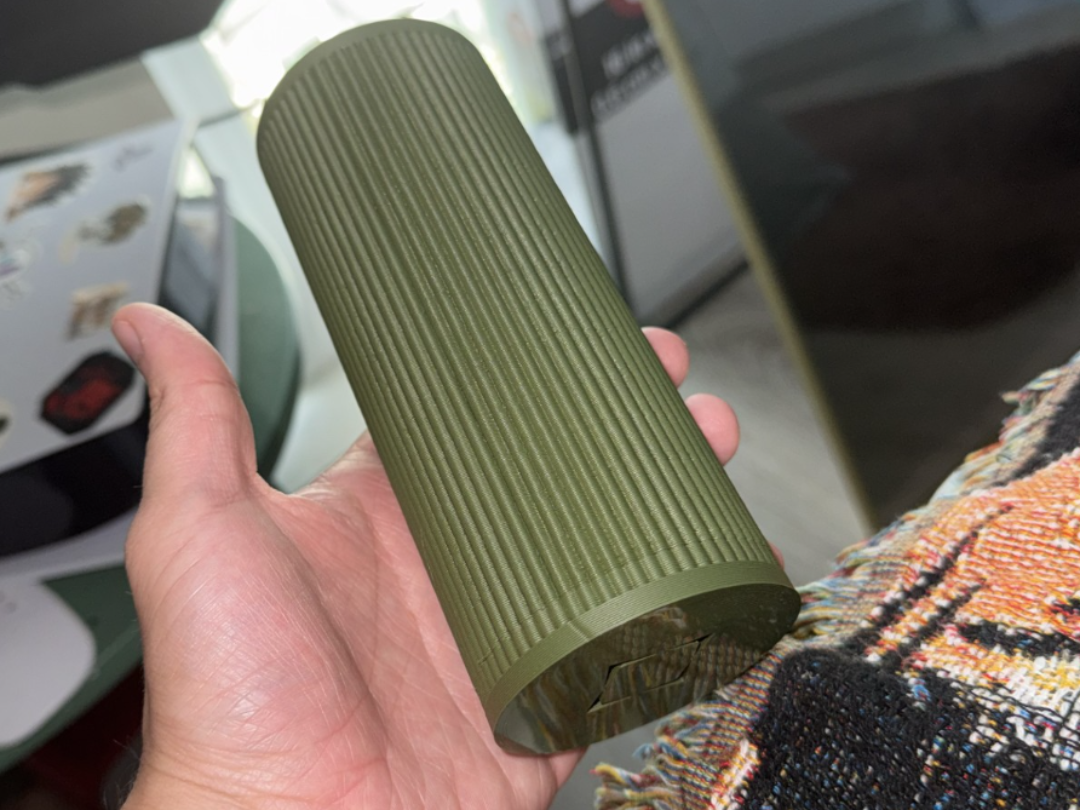 Slim Ribbed Planter Modern Minimalist Vase Pot 