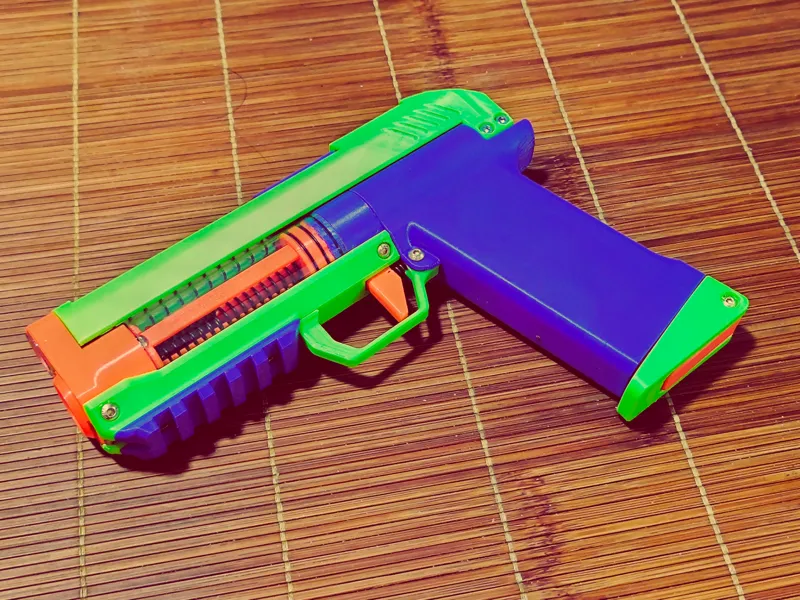 【Ingot】A Pistol-size Foam Blaster 开源短手发射器 锭 Ingot 