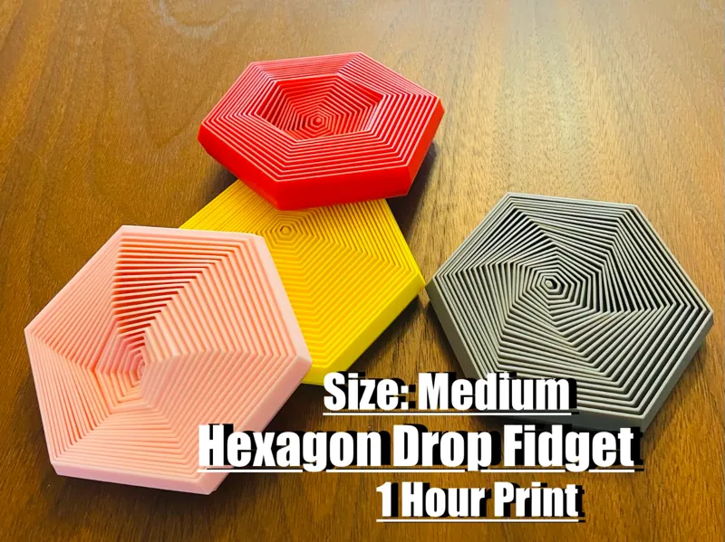 Hexagon Drop Fidget *Medium*