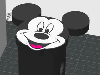 Mickey Mouse hitch cover